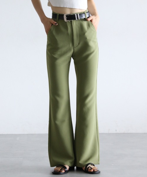 PAGEBOY（ページボーイ）の「モアラクフィットスラックス2（スラックス・レディース・ラベンダー/ブラック/オフホワイト/カーキ/ターコイズブルー・S/M/L）」の20枚目の写真