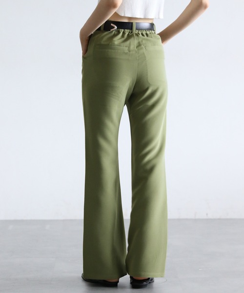 PAGEBOY（ページボーイ）の「モアラクフィットスラックス2（スラックス・レディース・ラベンダー/ブラック/オフホワイト/カーキ/ターコイズブルー・S/M/L）」の21枚目の写真