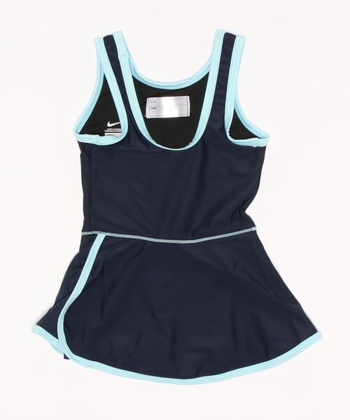 San-ai Resort 三愛水着楽園（サンアイリゾート　サンアイミズギラクエン）の「【NIKE】ﾌｯﾄﾏｰｸ ﾅｲｷ GIRLS ｽｶｰﾄﾜﾝﾋﾟｰｽ（水着・キッズ・パープル/サックスブルー/ピンク/ホワイト・110/150/130/140/100/120/170）」の5枚目の写真