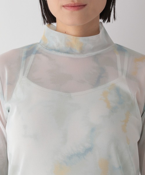 LOWRYS FARM（ローリーズファーム）の「シアースキンハイネックロングスリーブ　191323（Tシャツ/カットソー・レディース・イエロー/ブルー/イエロー系その他・FREE）」の14枚目の写真