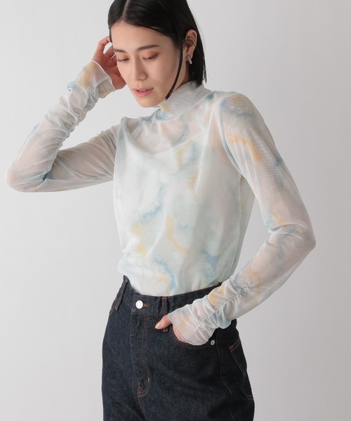 たつこ商品 LOWRYS FARM（ローリーズファーム）の「シアースキンハイネックロング