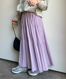 美シルエットマジョリカプリーツスカート