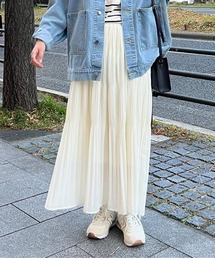 美シルエットマジョリカプリーツスカート
