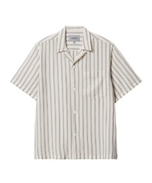 Carhartt WIP/カーハートダブリューアイピー 半袖シャツ ワイドシルエット 光沢感 ダブルストライプ I031461