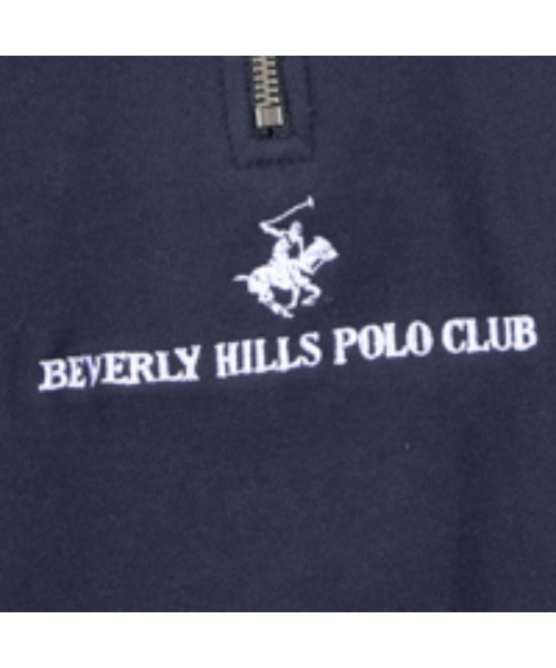 BEVERLY HILLS POLO CLUB(ビバリーヒルズポロクラブ)の「BEVERLY HILLS POLO CLUB ビバリーヒルズポロクラブ ビッグハーフジップトレーナー(スウェット・メンズ・ネイビー/グリーン/チャコール/ホワイト/オートミール・M/XL/L)」の15枚目の写真
