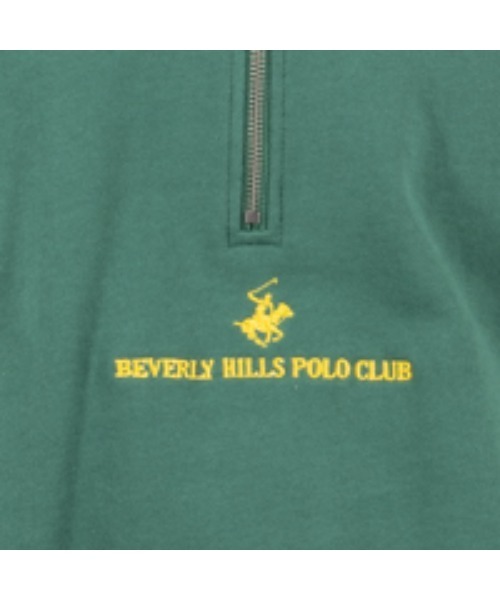 BEVERLY HILLS POLO CLUB(ビバリーヒルズポロクラブ)の「BEVERLY HILLS POLO CLUB ビバリーヒルズポロクラブ ビッグハーフジップトレーナー(スウェット・メンズ・ネイビー/グリーン/チャコール/ホワイト/オートミール・M/XL/L)」の14枚目の写真