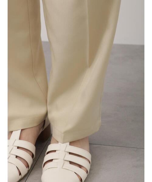 Te chichi TERRASSE（テチチテラス）の「ウエストリボンサロペット(セットアップ可)（サロペット/オーバーオール・レディース・ネイビー/ブルー/ベージュ・ﾌﾘ-）」の16枚目の写真