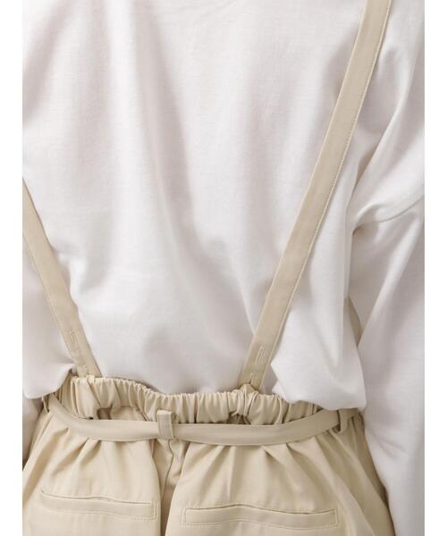 Te chichi TERRASSE（テチチテラス）の「ウエストリボンサロペット(セットアップ可)（サロペット/オーバーオール・レディース・ネイビー/ブルー/ベージュ・ﾌﾘ-）」の17枚目の写真