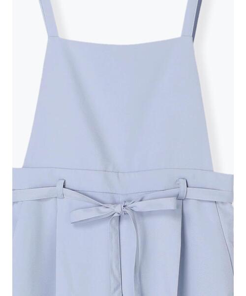 Te chichi TERRASSE（テチチテラス）の「ウエストリボンサロペット(セットアップ可)（サロペット/オーバーオール・レディース・ネイビー/ブルー/ベージュ・ﾌﾘ-）」の22枚目の写真