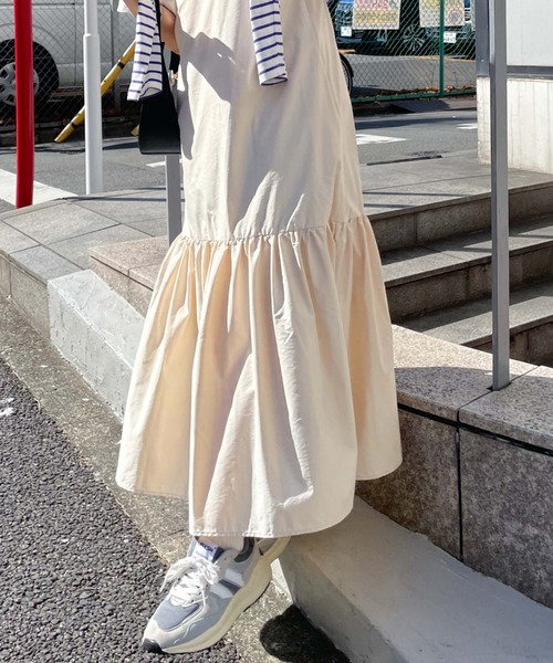 archives(アルシーヴ)の「【Limited item】TN TIERED ONE-PIECE(ワンピース・レディース・アイボリー/ブラック/ベージュ/ブルー・MEDIUM)」の12枚目の写真