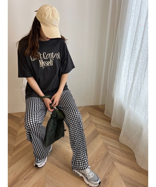 WC（ダブル シー）の「ギンガムチェックプリーツパンツ（スラックス・レディース・ブラック/グリーン・FREE）」の10枚目の写真