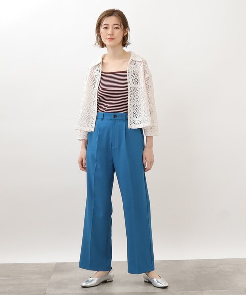 grove（グローブ）の「◆ボーダーテレコキャミソール（タンクトップ・レディース・ブラック系2/ブラウン系3/アイボリー系2・02/03/04/01/05）」の8枚目の写真