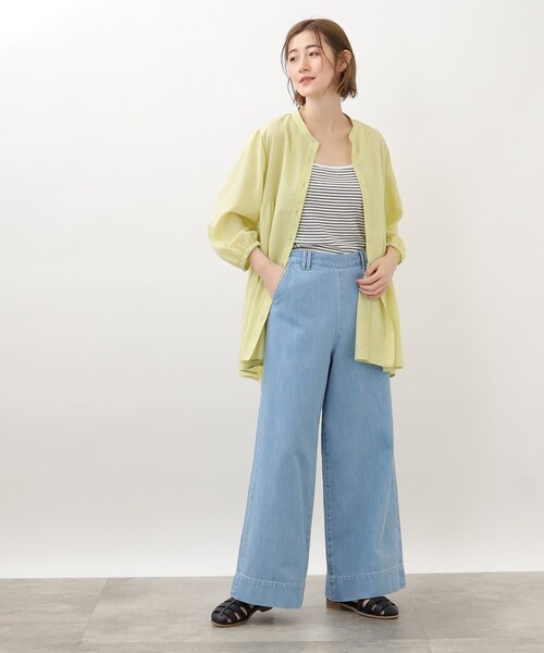 grove（グローブ）の「◆ボーダーテレコキャミソール（タンクトップ・レディース・ブラック系2/ブラウン系3/アイボリー系2・02/03/04/01/05）」の13枚目の写真