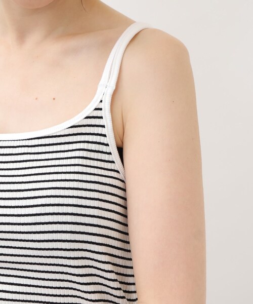 grove（グローブ）の「◆ボーダーテレコキャミソール（タンクトップ・レディース・ブラック系2/ブラウン系3/アイボリー系2・02/03/04/01/05）」の21枚目の写真