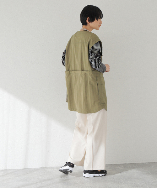 JOINT WORKS（ジョイントワークス）の「【COMMRE/コムル】マルチミリタリーベスト（その他アウター・レディース・カーキ/ホワイト・FREE）」の12枚目の写真