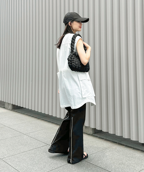 JOINT WORKS（ジョイントワークス）の「【COMMRE/コムル】マルチミリタリーベスト（その他アウター・レディース・カーキ/ホワイト・FREE）」の16枚目の写真