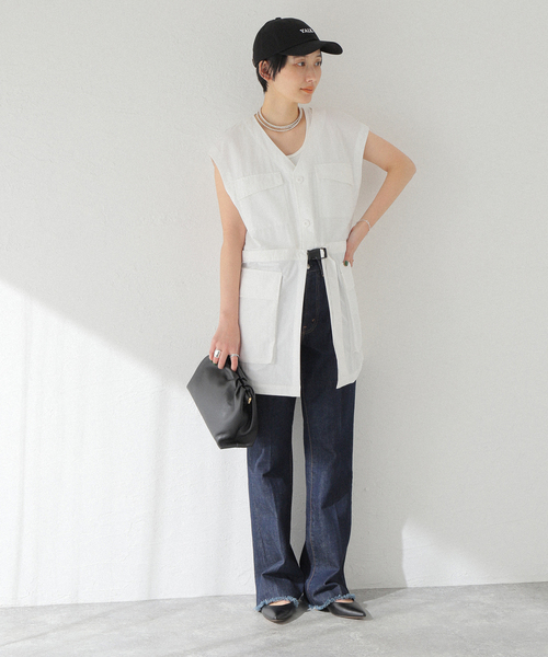 JOINT WORKS（ジョイントワークス）の「【COMMRE/コムル】マルチミリタリーベスト（その他アウター・レディース・カーキ/ホワイト・FREE）」の17枚目の写真