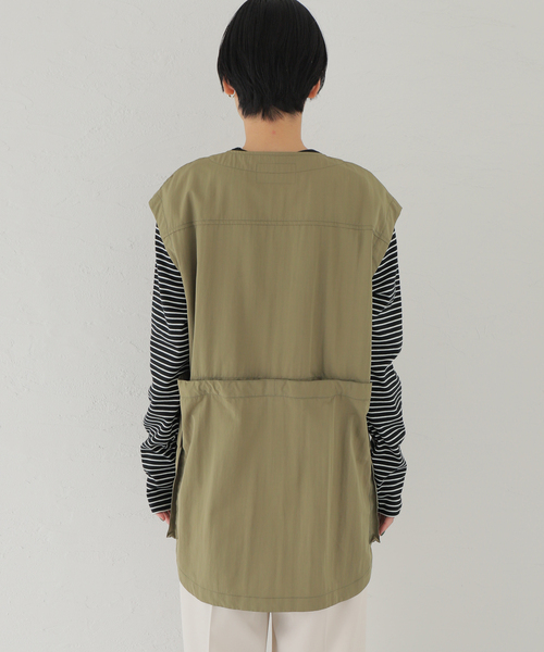 JOINT WORKS（ジョイントワークス）の「【COMMRE/コムル】マルチミリタリーベスト（その他アウター・レディース・カーキ/ホワイト・FREE）」の21枚目の写真