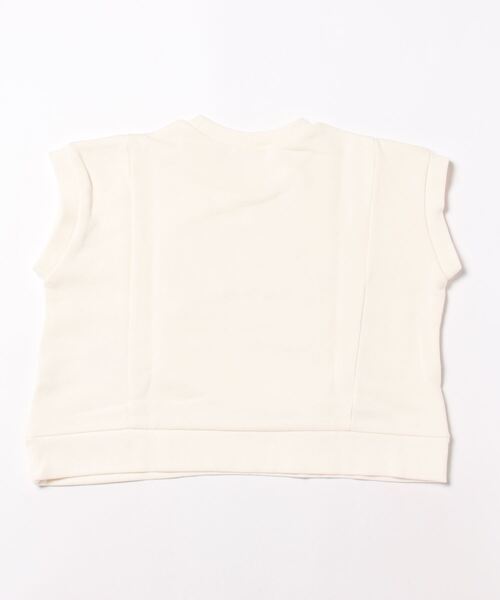 coca(coca)(コカ)の「キッズ 親子お揃い裏毛ボックスロゴトップス(スウェット・キッズ・ブラック/ホワイト・100/110/120/130/140)」の4枚目の写真