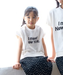 coca(coca) | キッズ 親子お揃い裏毛ボックスロゴトップス(スウェット)