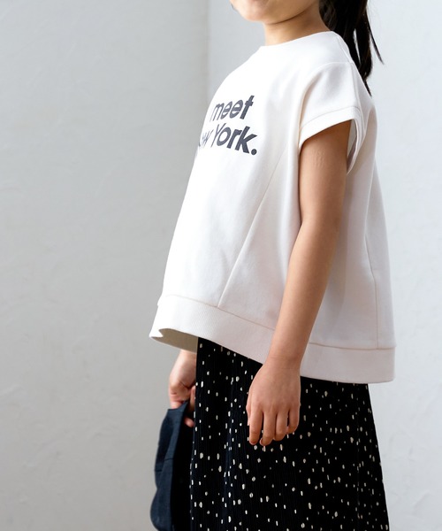 coca(coca)(コカ)の「キッズ 親子お揃い裏毛ボックスロゴトップス(スウェット・キッズ・ブラック/ホワイト・100/110/120/130/140)」の11枚目の写真