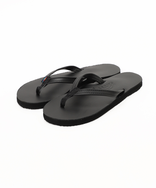 FRAMeWORK(フレームワーク)の「【RAINBOW SANDALS/レインボーサンダル】SINGLE LAYER LEATHER 1/2(サンダル・レディース・ブラック・MEDIUM/SMALL)」の9枚目の写真