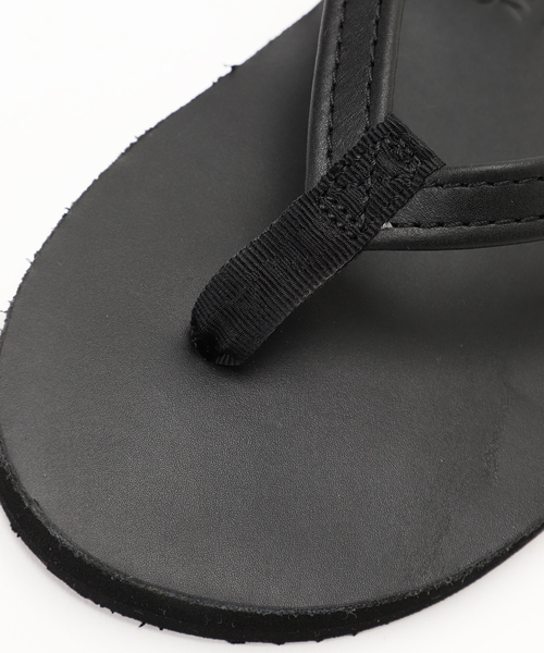FRAMeWORK(フレームワーク)の「【RAINBOW SANDALS/レインボーサンダル】SINGLE LAYER LEATHER 1/2(サンダル・レディース・ブラック・MEDIUM/SMALL)」の19枚目の写真