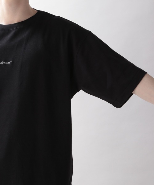 RAGEBLUE（レイジブルー）の「スムースコットン/プチ刺繍Tシャツ（Tシャツ/カットソー・メンズ・ライトブルー/ブラック/グレー系その他/ホワイト・SMALL/LARGE/MEDIUM）」の7枚目の写真