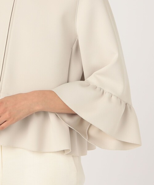 BALLSEY　スキューバジャージーフレアブルゾン　ネイビー BALLSEY スキューバジャージーフレアブルゾン ネイビー - メルカリ