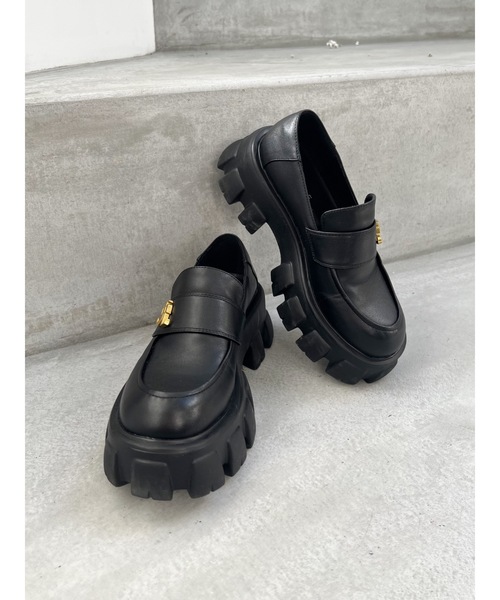 JUMELLE（ジュメロ）の「トラックソールローファー（ローファー・レディース・ブラック・23.0cm/23.5cm/24.0cm/24.5㎝）」の14枚目の写真