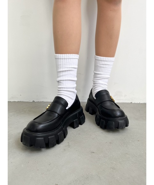 JUMELLE（ジュメロ）の「トラックソールローファー（ローファー・レディース・ブラック・23.0cm/23.5cm/24.0cm/24.5㎝）」の3枚目の写真