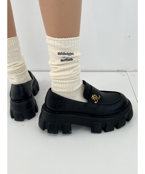 JUMELLE（ジュメロ）の「トラックソールローファー（ローファー・レディース・ブラック・23.0cm/23.5cm/24.0cm/24.5㎝）」の6枚目の写真