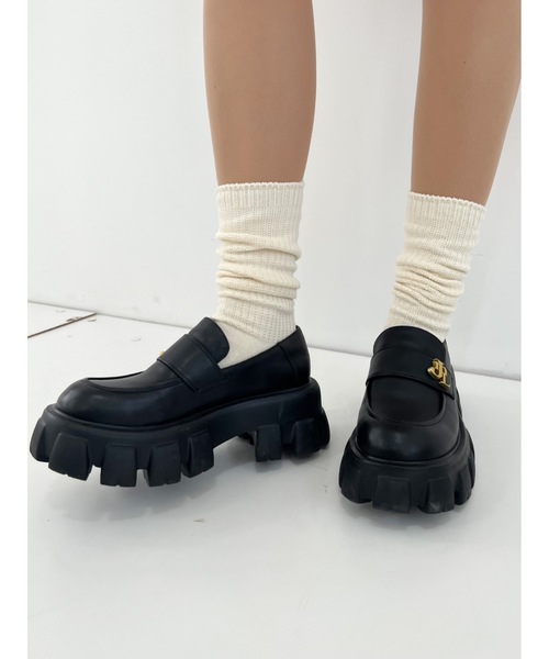 JUMELLE（ジュメロ）の「トラックソールローファー（ローファー・レディース・ブラック・23.0cm/23.5cm/24.0cm/24.5㎝）」の7枚目の写真