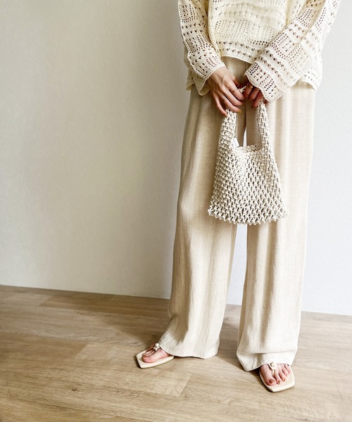 ISOOK（アイスー）の「【ZOZO限定】Mesh mini hand bag / メッシュミニハンドバッグ（ハンドバッグ・レディース・アイボリー/ブラック/ブルー・FREE）」の14枚目の写真