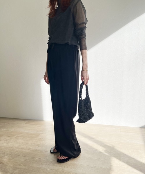 ISOOK（アイスー）の「【ZOZO限定】Mesh mini hand bag / メッシュミニハンドバッグ（ハンドバッグ・レディース・アイボリー/ブラック/ブルー・FREE）」の19枚目の写真