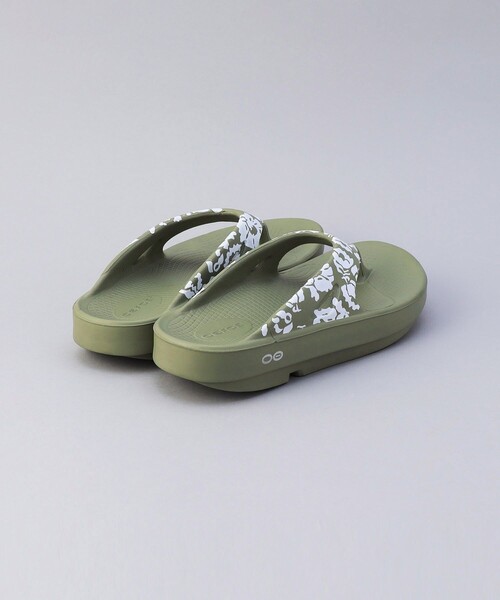 FREAK'S STORE(フリークスストア)の「OOFOS/ウーフォス OOriginal Limited/ウーオリジナルリミテッド(トングサンダル)(サンダル・レディース・グリーン/ブラック/ラベンダー・8/7/6)」の17枚目の写真