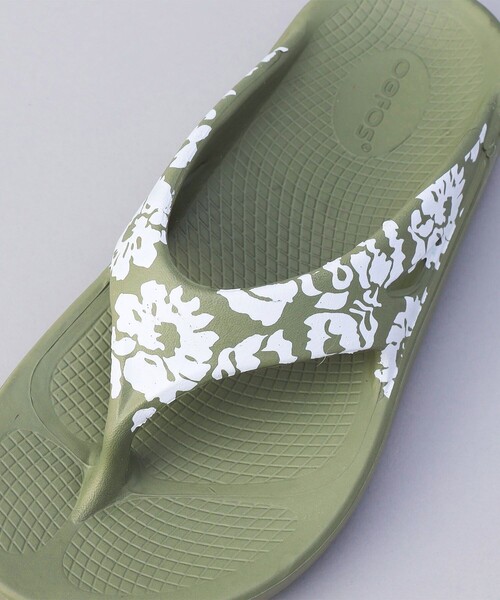 FREAK'S STORE(フリークスストア)の「OOFOS/ウーフォス OOriginal Limited/ウーオリジナルリミテッド(トングサンダル)(サンダル・レディース・グリーン/ブラック/ラベンダー・8/7/6)」の15枚目の写真