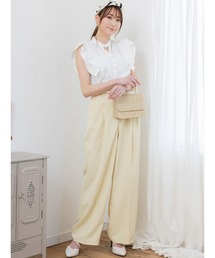 DURAS（デュラス）の「ツイルタックパンツ（その他パンツ・レディース）」