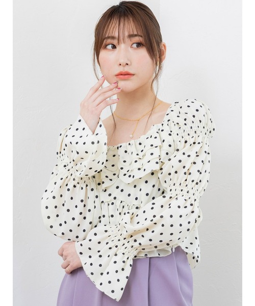 DURAS（デュラス）の「ツイルタックパンツ（その他パンツ・レディース・イエロー/ライトベージュ/パープル・FREE）」の5枚目の写真