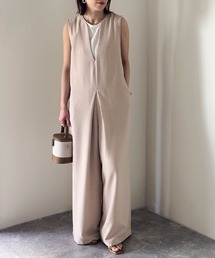 Riberry | 深Vネックサロペット(サロペット/オーバーオール)