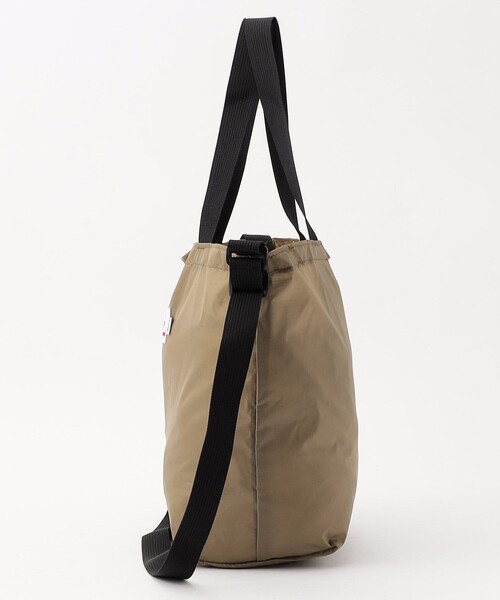 Battenwear(バテンウエア)の「Battenwear/バテンウエア MINI PACKABLE TOTE/ミニ パッカブルトートバック/ショルダーバック/ハンドバック(トートバッグ・メンズ・ベージュ/ブラック・フリ-)」の3枚目の写真