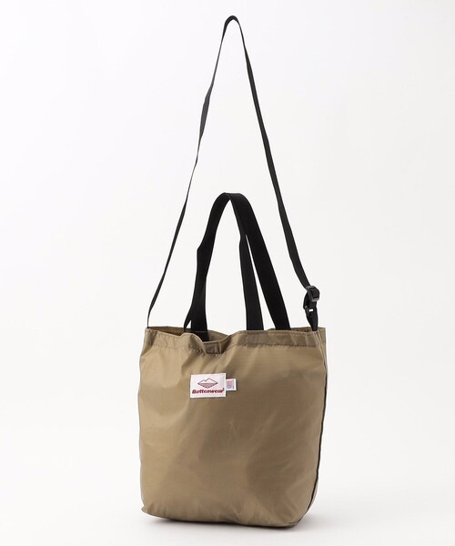 Battenwear(バテンウエア)の「Battenwear/バテンウエア MINI PACKABLE TOTE/ミニ パッカブルトートバック/ショルダーバック/ハンドバック(トートバッグ・メンズ・ベージュ/ブラック・フリ-)」の6枚目の写真