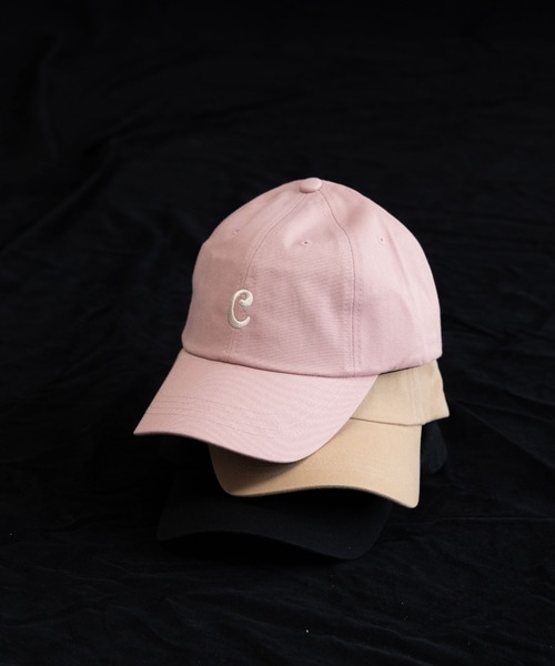 Cheek（チーク）の「ロゴ刺繍カラーキャップ（キャップ・レディース・ベージュ/ブラック/ピンク・FREE）」の3枚目の写真
