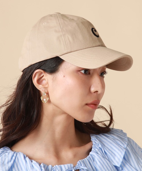 Cheek（チーク）の「ロゴ刺繍カラーキャップ（キャップ・レディース・ベージュ/ブラック/ピンク・FREE）」の5枚目の写真