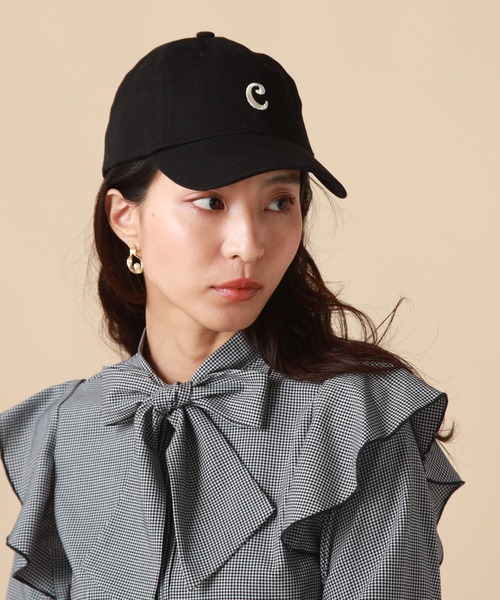 Cheek（チーク）の「ロゴ刺繍カラーキャップ（キャップ・レディース・ベージュ/ブラック/ピンク・FREE）」の8枚目の写真