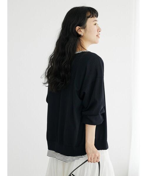 CRAFT STANDARD BOUTIQUE（クラフトスタンダードブティック）の「機能性ニット 長袖カーディガン（カーディガン/ボレロ・レディース・レッド/ネイビー/ブラック/ベージュ・FREE）」の11枚目の写真