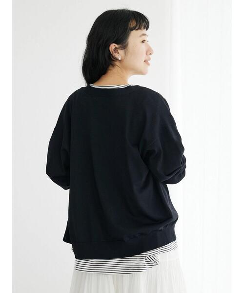 CRAFT STANDARD BOUTIQUE（クラフトスタンダードブティック）の「機能性ニット 長袖カーディガン（カーディガン/ボレロ・レディース・レッド/ネイビー/ブラック/ベージュ・FREE）」の12枚目の写真