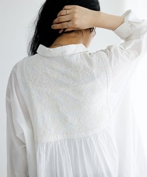 インドコットン バック刺繍チュニック