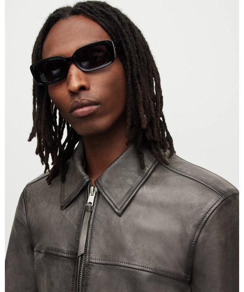 ♡ASASA♡GIENGE ファー付きソフトレザージャケット セール】【360度 大人カワイイ】取り外し可能 ボア襟付き フェイク