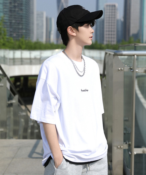 Tom＆Jerry（トムアンドジェリー）の「【neos -addictive design-】TOM&JERRY トムとジェリー ビッグシルエット アメコミ バックプリント 刺繍 Tシャツ（Tシャツ/カットソー・メンズ・スミクロ/ブルー系その他/ホワイト/ホワイト系その他/ホワイト系その他3/ブラック系その他2/ホワイト系その他2/ブラック系その他/ブラック系その他3/ブルー・MEDIUM/LARGE/X-LARGE）」の14枚目の写真